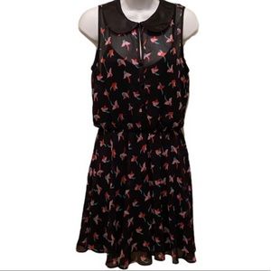 B.Darlin sleeveless Peter Pan collar button dress